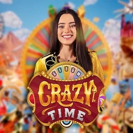 Official Live Casino logo: Crazy Time by Evolution at BigLucky Casino