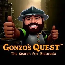 Logo of Gonzo's Quest from NetEnt at BigLucky Casino