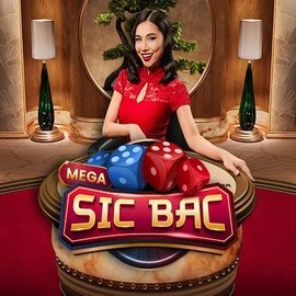 Mega Sic Bac online game logo by Pragmatic Play on bigluckycasino.eu