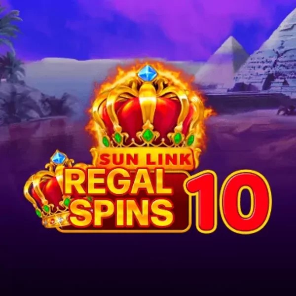 Regal Spins 10 by PatePlay, showcased at bigluckycasino.eu – game logo